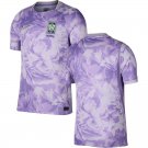 adult & kids South Korea National Soccer Team Uniform Blank Jersey Away 2026 Purple Activewear