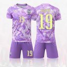 adult & kids South Korea National Soccer Uniform suit 19 Lee Kangin Jersey set Away 2026 Purple kit