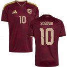 adult & kids Venezuela National Soccer Uniform 10 Telasco Segovia Jersey Home 2026 Activewear Red