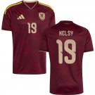 adult & kids Venezuela National Soccer Uniform 19 KELSY Jersey Home 2026 Activewear Red Shirt