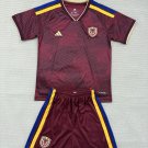 adult & kids Venezuela National Soccer Uniform suit Blank Jersey set Away 2026 Activewear Red kit