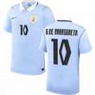 adult & kids Uruguay National Soccer Uniform 10 Giorgian de Arrascaeta Jersey Home 2026 Shirt Blue
