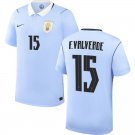 adult & kids Uruguay National Soccer Uniform 15 Federico Valverde Jersey Home 2026 Activewear Blue