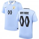 adult & kids Uruguay National Soccer Uniform 00 Custom name number Jersey Home 2026 Shirt Blue