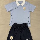 adult & kids Uruguay National Soccer Uniform suit Blank Jersey set Home 2026 Activewear Blue kit