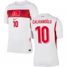 adult & kids Turkey National Soccer Uniform 10 Hakan Çalhanoğlu Jersey Away 2026 Activewear White