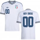 adult & kids Italy National Soccer Uniform 00 Custom name number Jersey Away 2026 Activewear White