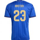 adult & kids Italy National Soccer Uniform 23 Alessandro Bastoni Jersey Home 2026 Activewear Royal