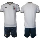 adult & kids Italy National Soccer Uniform suit Blank Jersey set Away 2026 Activewear White kit