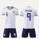adult & kids Italy National Soccer Uniform suit 9 Mateo Retegui Jersey set Away 2026 Shirt White kit