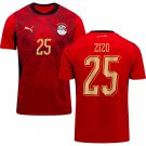 adult & kids Egypt National Soccer Uniform 25 ZIZO Jersey Home Stadium 2026 Activewear Red Shirt