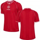 adult unisex Denmark National Soccer Uniform Blank Jersey Home Stadium 2026 Activewear Red Shirt