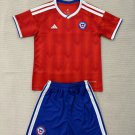 adult & kids Chile National Soccer Uniform suit Blank Jersey set Home 2026 Activewear Red Shirt kit