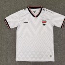 adult unisex Iraq National Soccer Uniform Blank Jersey Home Stadium 2026 Activewear White Shirt