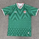 adult unisex Iraq National Soccer Uniform Blank Jersey Away Stadium 2026 Activewear Green Shirt