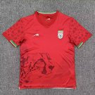adult & kids Iran National Soccer Uniform Blank Jersey Away Stadium 2026 Activewear Red Shirt