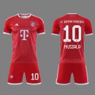 adult & kids Bayern Munchen Soccer Uniform suit 10 Jamal Musiala Jersey set 2627 Home Shirt Red kit
