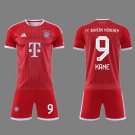 adult & kids Bayern Munchen Soccer Uniform suit 9 Harry Kane Jersey set 2627 Home Shirt Red kit