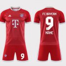 adult & kids Bayern Munchen Soccer Uniform suit 9 Harry Kane Jersey set 2627 Home Shirt Red kit