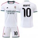 adult & kids Real Madrid Soccer Uniform suit 10 Kylian Mbappé Jersey set 2627 Home Shirt White kit