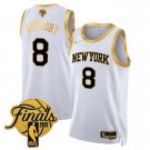 adult & youth New York Knicks Basketball Uniform 8 OG ANUNOBY Jersey 2026 Finals Shirt White Gold