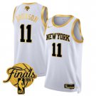 adult & youth New York Knicks Basketball Uniform 11 JALEN BRUNSON Jersey 2026 Finals White Gold