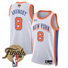 adult & youth New York Knicks Basketball Uniform 8 OG ANUNOBY Jersey 2026 Finals Shirt White City