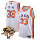 adult & youth New York Knicks Basketball Uniform 33 PATRICK EWING Jersey 2026 Finals White City