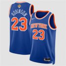 adult & youth NY Knicks Basketball Uniform 23 Mitchell Robinson Jersey 2026 Finals Activewear Blue