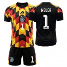 adult & kids Germany Soccer Uniform suit 1 Manuel Neuer Jersey set 2026 pre-event Training Shirt kit