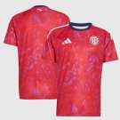 adult & kids Costa Rica National Soccer Uniform Blank Jersey Home Stadium 2026 Activewear Red Shirt
