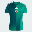 adult & kids Northern Ireland Team Soccer Uniform Blank Jersey Home Stadium 2026 Activewear Green