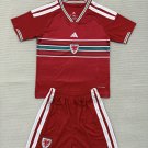adult & kids Wales Team Soccer Uniform suit Blank Jersey set Home 2026 Activewear Red Shirt kit