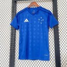 adult & kids Cruzeiro Team Soccer Uniform Blank Jersey Home Stadium 2627 Activewear Blue Shirt