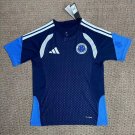 adult & unisex Cruzeiro Team Soccer Uniform Blank Jersey Training 2627 Activewear Navy Shirt
