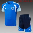 adult & unisex Cruzeiro Soccer Uniform suit Blank Jersey set Training 2627 Activewear Blue Shirt kit