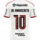 adult & kids Flamengo Team Soccer Uniform 10 De Arrascaeta Jersey Away 2627 Activewear White Shirt