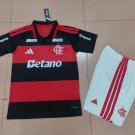 adult & kids Flamengo Team Soccer Uniform suit Blank Jersey set Home 2627 Activewear Red Shirt kit