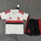 youth Flamengo Team Soccer Uniform suit Blank Jersey set Away 2627 kids Activewear White Shirt kit