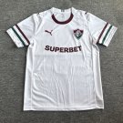 adult & kids Fluminense Team Soccer Uniform Blank Jersey Away Stadium 2627 Activewear White Shirt
