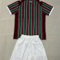 adult & kids Fluminense Soccer Uniform suit Blank Jersey set Home 2627 Activewear Burgundy Shirt kit
