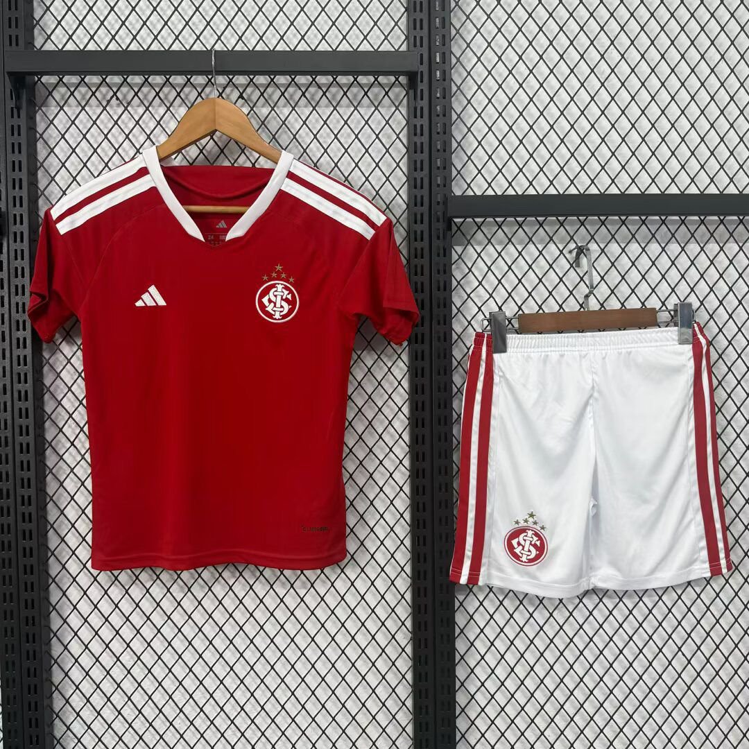 youth Internacional Soccer Uniform suit Blank Jersey set Home 2627 kids Activewear Red Shirt kit