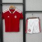 youth Internacional Soccer Uniform suit Blank Jersey set Home 2627 kids Activewear Red Shirt kit