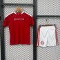 youth Internacional Soccer Uniform suit Blank Jersey set Home 2627 kids Activewear Red Shirt kit