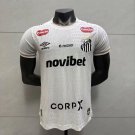 adult & kids Santos Team Soccer Uniform Blank Jersey Home Stadium 2627 Activewear White Shirt