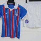 youth Bahia Team Soccer Uniform suit Blank Jersey set Away 2627 kids Activewear Blue Shirt kit