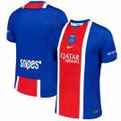 adult & kids Paris Saint-Germain Soccer Uniform Blank Jersey 2627 Home Activewear Blue Shirt