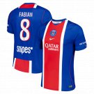 adult & kids Paris Saint-Germain Soccer Uniform 8 Fabian Ruiz Jersey 2627 Home Activewear Blue Shirt