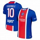 adult & kids Paris Saint-Germain Soccer Uniform 10 Ousmane Dembélé Jersey 2627 Home Shirt Blue
