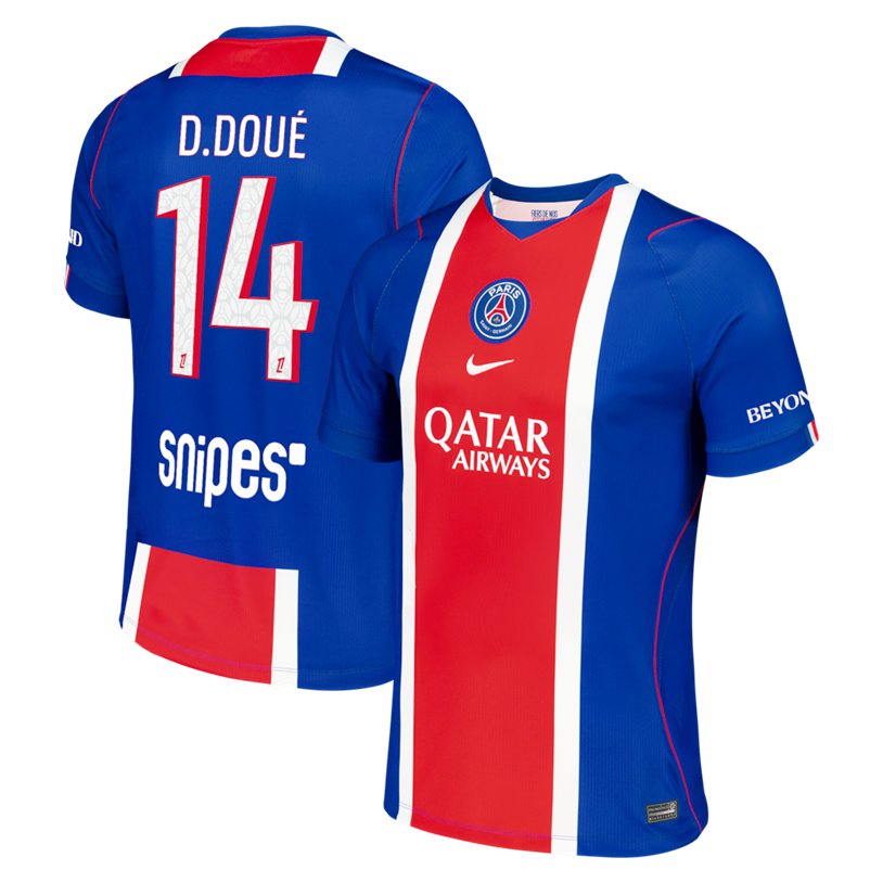 adult & kids Paris Saint-Germain Soccer Uniform 14 D&Atilde;&copy;sir&Atilde;&copy; Dou&Atilde;&copy; Jersey 2627 Home Activewear Blue